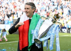 九游体育-曼奇尼：阿圭罗当年绝杀夺英超很美好，刺激得就跟国米踢巴萨一样